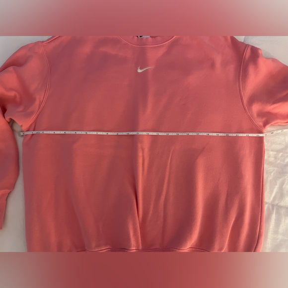 GUC Nike Phoenix oversized crewneck in Pink Coral Chalk and Sail. Size small - Picture 12 of 13